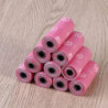 180-count Pet Waste Bags Dog Poop Bags Unscented Biodegradable Dog Paw Prints Pink 12 Rolls