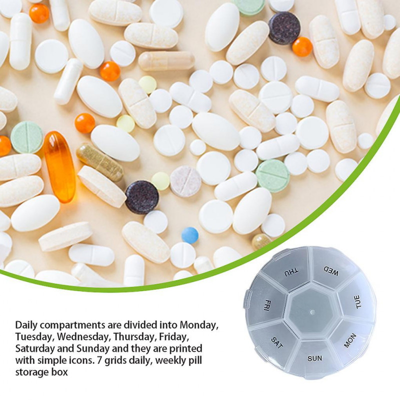 Weekly 7 Days Travel Dispenser Outdoor Holder Case Organizer