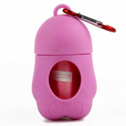 Portable Outdoor Dog Waste Garbage Holder Dog Poop Bag Dispenser, Dog Poop Bags, Extra Thick Strong