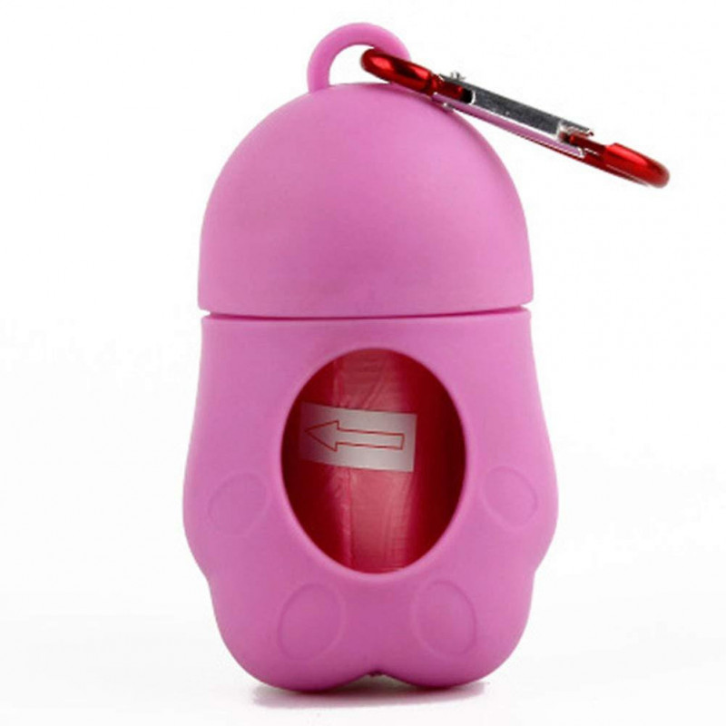 Portable Outdoor Dog Waste Garbage Holder Dog Poop Bag Dispenser, Dog Poop Bags, Extra Thick Strong