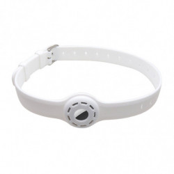 Collar Holder Pet Dog Silicone Collar Soft Tear Resistant White