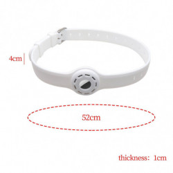 Collar Holder Pet Dog Silicone Collar Soft Tear Resistant White
