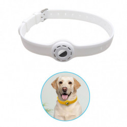 Collar Holder Pet Dog Silicone Collar Soft Tear Resistant White