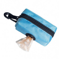 Pet Poop Waste Bag Dispenser Garbage Holder Puppy Poo Bag For Walking Blue
