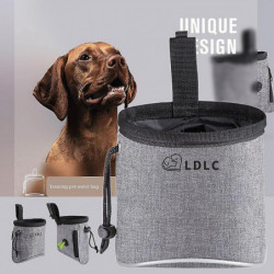 Outdoor Pet Training Waist Bag Reflective Dog Walking Oxford Cloth Snack Bag