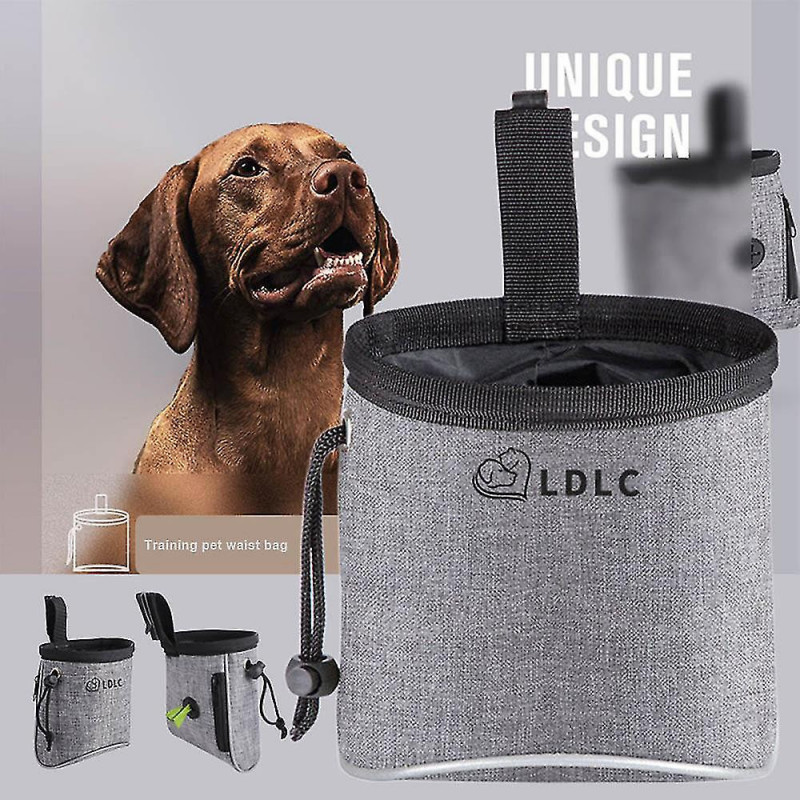 Outdoor Pet Training Waist Bag Reflective Dog Walking Oxford Cloth Snack Bag
