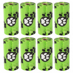 8Pcs Dog Poop Bags Pet Garbage Bags Thick Waste Bags Dog Poop Bag Rolls for Dogs