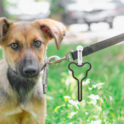 4pcs Dog Garbage Bag Fixing Clips Pet Garbage Bags Clamps Dog Walking Supplies