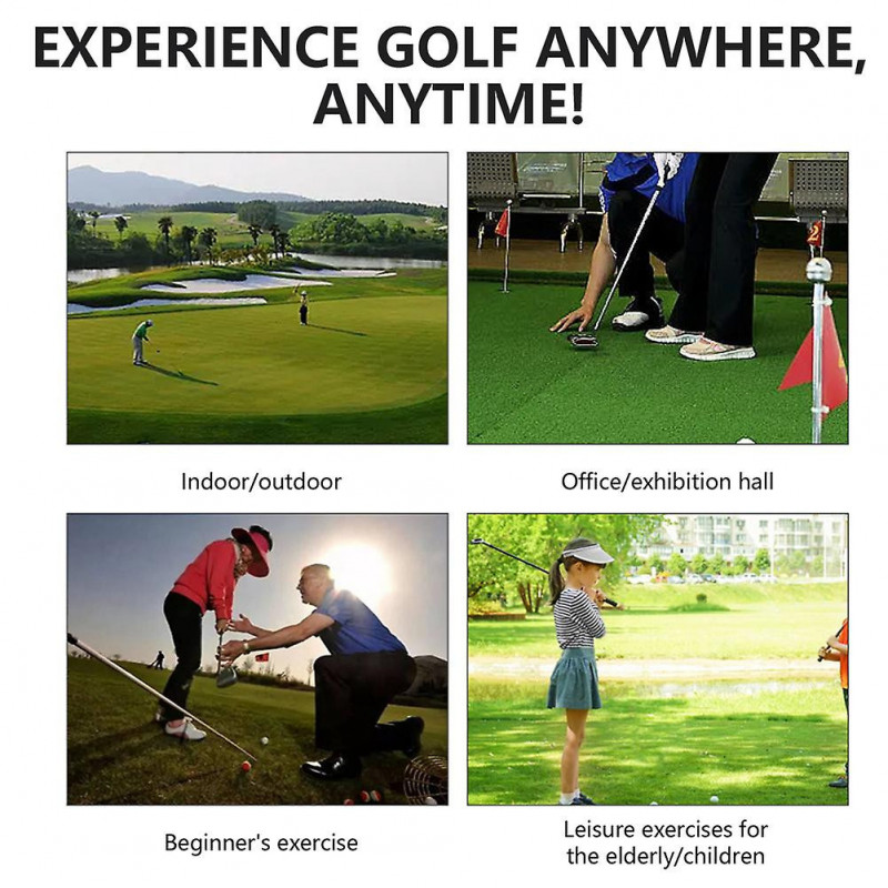 Golf Balls Collector Without Bending Convenient Aluminum Alloy Durable Portable