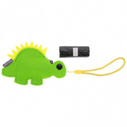 1 Set Of Outdoor Dog Poop Bag Pet Poop Bag Holder Dinosaur-shaped Garbage Bag