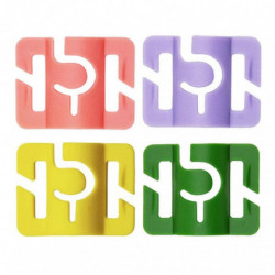 4pcs Creative Dog Waste Bag Clip Hands Free Poop Bag Holder Waste Bag Dispenser