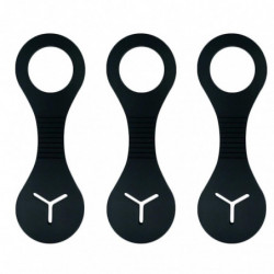 3pcs Dog Poop Bag Holders Pet Waste Bag Carriers Leash Waste Carrier Holder