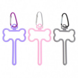 3pcs Dog Poop Bag Fixed Clip Dog Leash Installation Waste Bag Clip Poop Bag Clip