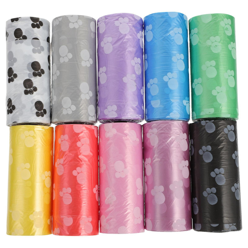 330pcs/22 Rolls Pet Poop Picking Bag Litter Bag Poop Container Peg Waste Bag