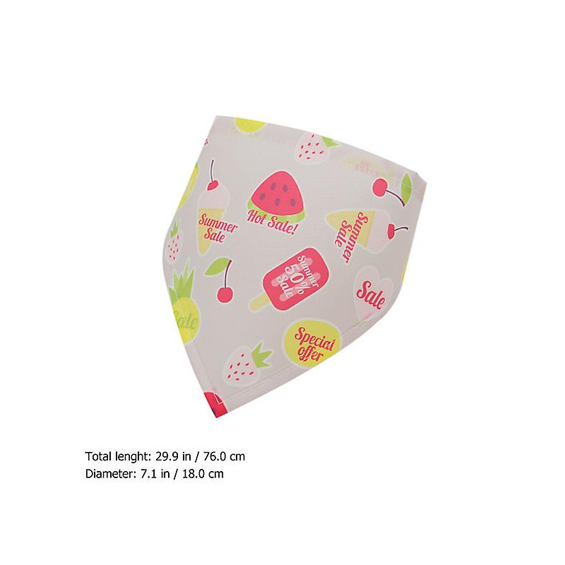 5pcs Pet Saliva Towel Dog Triangle Towel Puppy Pet Triangle Scarf Accessory