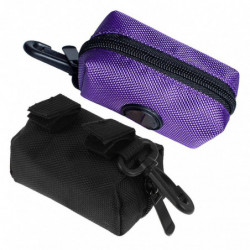 2pcs Dog Waste Bag Dispenser Waterproof Dog Poop Holder Leash Attachment