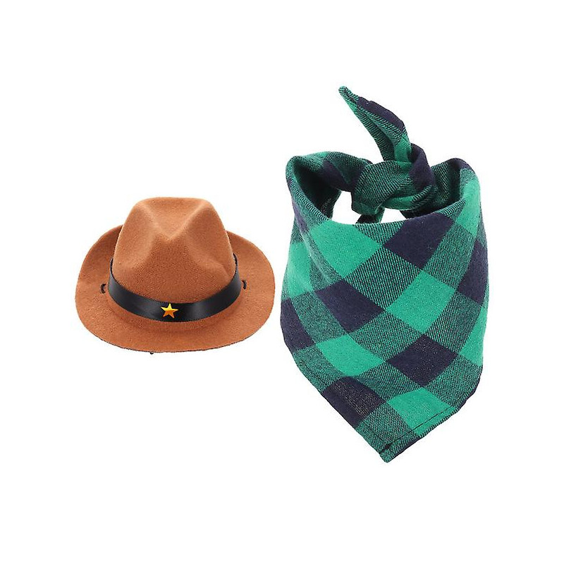 1 Set Of Dog Cowboy Hat Decorative Pet Hat Pet Dog Cat Bandana Funny Cat Headdress