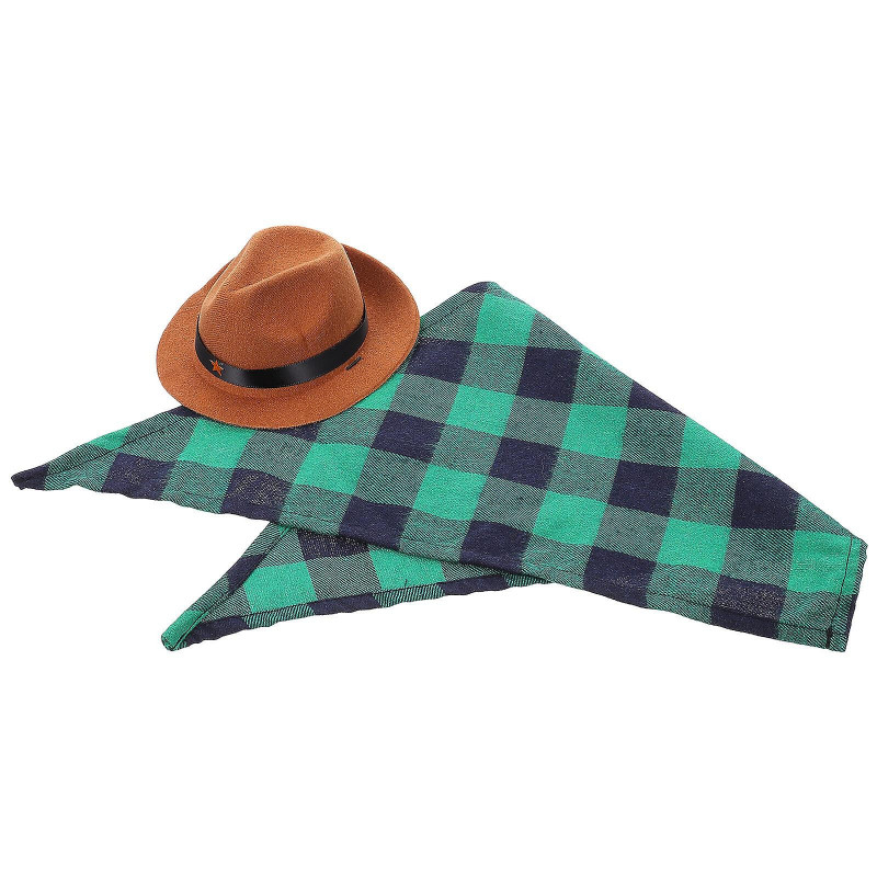 1 Set Of Dog Cowboy Hat Decorative Pet Hat Pet Dog Cat Bandana Funny Cat Headdress