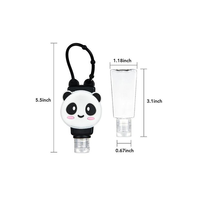 1 Set 6pcs 30ml Travel Bottles Dispensers Liquid Hand Sanitizer Containers