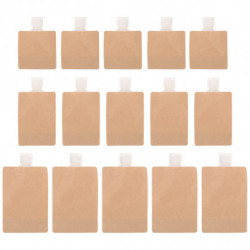 15pcs Lasting Travel Squeeze Pouch Portable Lotion Bag Reusable Plastic Lotion Dispenser Bag