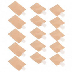 15pcs Lasting Travel Squeeze Pouch Portable Lotion Bag Reusable Plastic Lotion Dispenser Bag