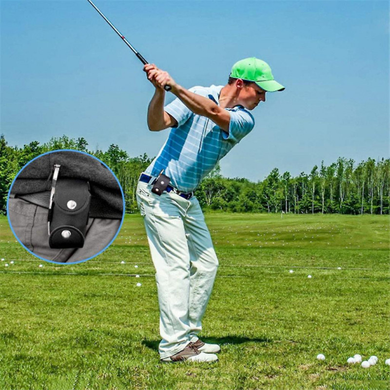 Golf Waist Pouch Golf Storage Bag Container Portable Sports Golf Tees Holder