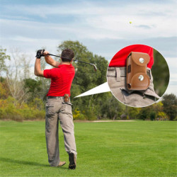 Golf Waist Pouch Golf Storage Bag Container Portable Sports Golf Tees Holder