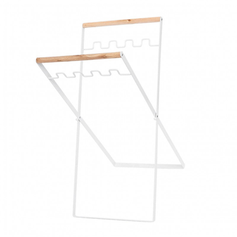 Trash Bag Holder Metal Garbage Bag Holder Portable Outdoor Leaf Bag Stand For Camping Picnic Kitchen