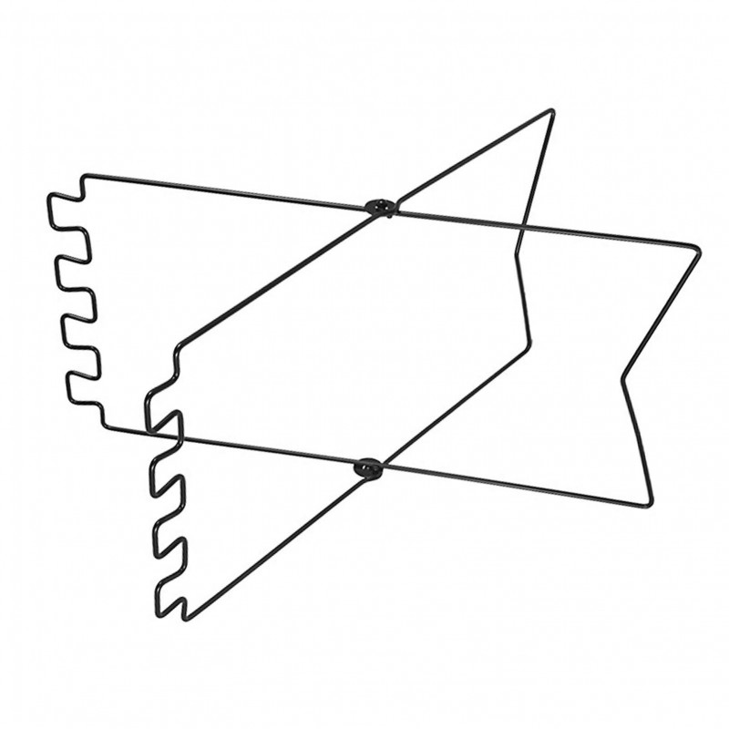 Trash Bag Holder Collapsible Stainless Iron Garbage Bag Holder Stand Portable Outdoor Stand