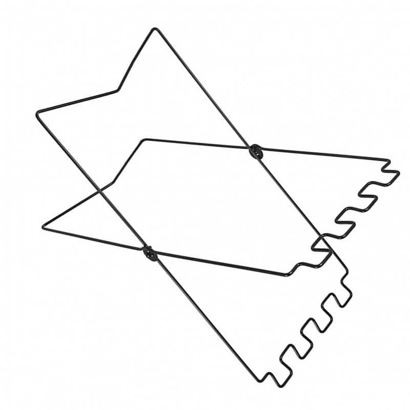 Trash Bag Holder Collapsible Stainless Iron Garbage Bag Holder Stand Portable Outdoor Stand