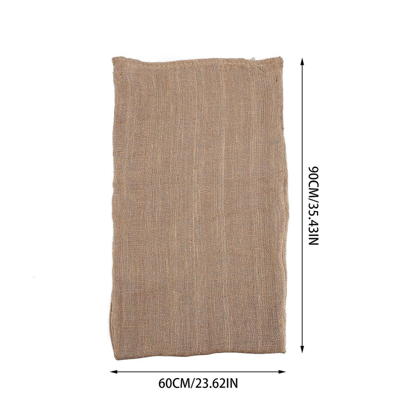 Sacs de course en toile de jute robuste 50x70cm Stockage Jardinage durable utilisé pour la plantation de fleurs [...]