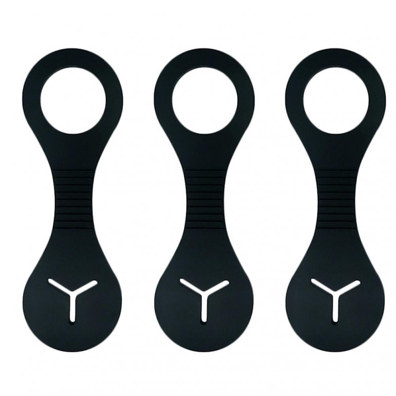 3 Pcs Outdoor Accessories Pet Waste Bag Holders Dog Waste Bag Clips Dog Poop Pickup Bags Holder Dog Poop Bags Dispenser