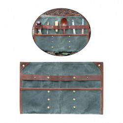 Tableware Storage Bag Organizer Holder Cookware Case Camping Green