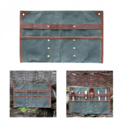 Tableware Storage Bag Organizer Holder Cookware Case Camping Green