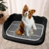 Pet Toilet Cleaning Tool Plastic Corner Lavatory Basin For Cat Dogs Ferret Black