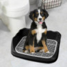 Pet Toilet Cleaning Tool Plastic Corner Lavatory Basin For Cat Dogs Ferret Black