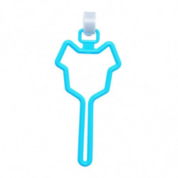 Dog Poop Bag Holder Waste Bag Carrier Adjustable For Leash Pet Supply Blue