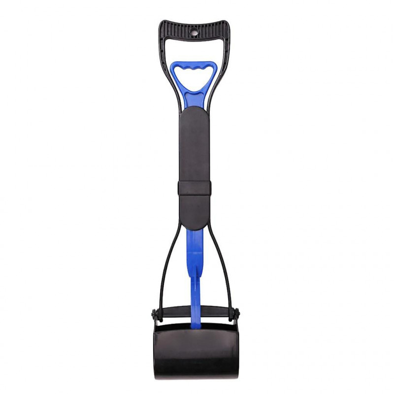 Pet Poop Scooper Poo Shovel Puppy Waste Pick-up Tools For Cat Dogs Blue