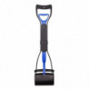 Pet Poop Scooper Poo Shovel Puppy Waste Pick-up Tools For Cat Dogs Blue
