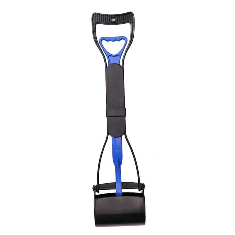 Pet Poop Scooper Poo Shovel Puppy Waste Pick-up Tools For Cat Dogs Blue