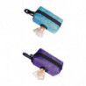 2pcs Pet Dog Poop Waste Bag Dispenser Holder Poo Bags For Puppy Black Purple