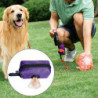 2pcs Pet Dog Poop Waste Bag Dispenser Holder Poo Bags For Puppy Black Purple