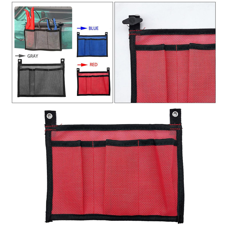 Kayak Canoe Storage Bag Container Pouch Tackle Box Holder Storage Canoe Gray