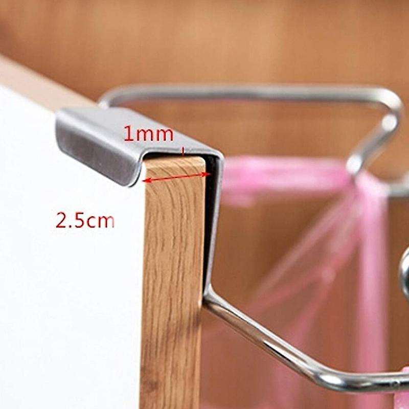 Hanging Trash Bag Holder,door Back Garbage Bag Rubbish Bag Hanger For Kitchen Cupboard Cabinets Pra