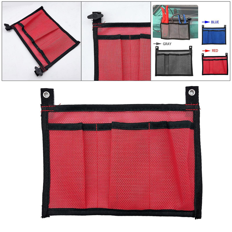 Kayak Canoe Storage Bag Container Pouch Tackle Box Holder Storage Canoe Gray