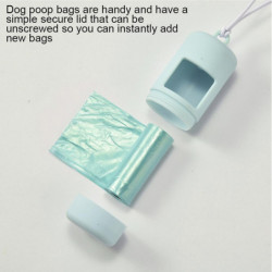 Running Dog Poop Bag Holders Travel Lightweight Portable Waste Bag Durable