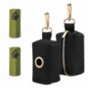 2pcs Durable 2 Waste Bags Keys Dog Poop Bag Holders Dollars Portable For Leashes 2pcs Durable 2 Waste Bags Keys Dog Poop Bag Holders Dollars Portable For Leashes