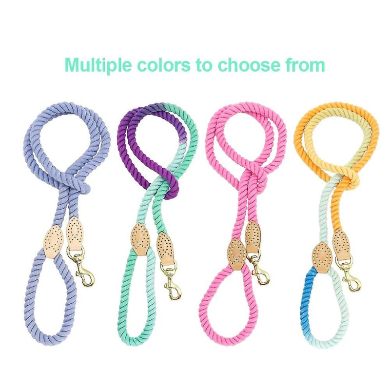 Colorful Dog Leash Round Cotton Dogs Lead Rope Cute Rainbow Pet Long Leashes Belt Outdoor Dog Walking Training [...]