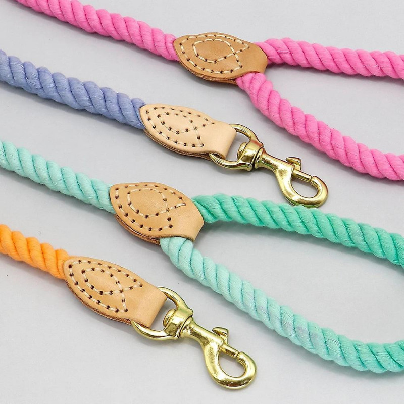 Colorful Dog Leash Round Cotton Dogs Lead Rope Cute Rainbow Pet Long Leashes Belt Outdoor Dog Walking Training [...]