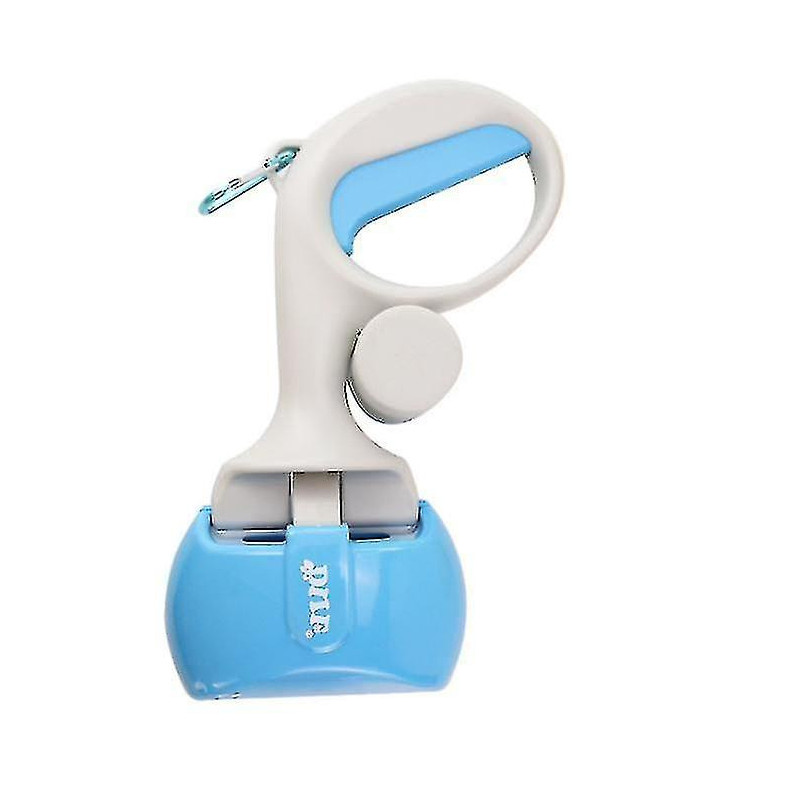 Pet Pooper Picker Dog Poop Scooper Jaw Poop Scoop Shovel Animal Waste Pickers Blue- Aespa